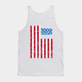 4th Of July Pennsylvania State American Flag Party Tank Top